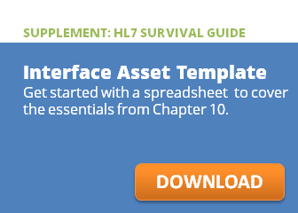Interface asset template